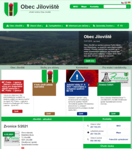 Obecni web Jíloviště